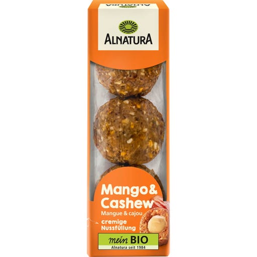 Bolitas de Fruta con Mango y Anacardos Bio
