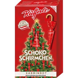 Čokoladni dežnički karminasto rdeči, 18 kosov - 243 g