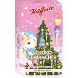 K&uuml;fferle Unicorn Chocolate Umbrellas, 18-Pack