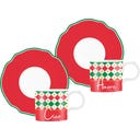 Tasses à Espresso avec Soucoupes 