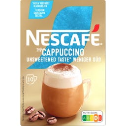 Nescafé TypCappuccino weniger süß