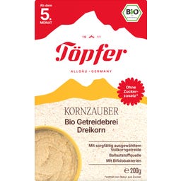 Töpfer Kornzauber Bio Getreidebrei Dreikorn - 200 g