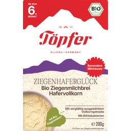 Ziegenhaferglück Bio Ziegenmilchbrei Hafervollkorn - 200 g