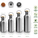 Insulated Stainless Steel Bottle, 750 ml  - Jet Black