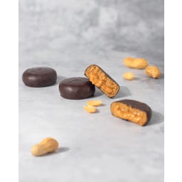 Vilgain Bio-Pflanzenprotein-Mini-Kekse - Erdnüsse mit Salzkaramell