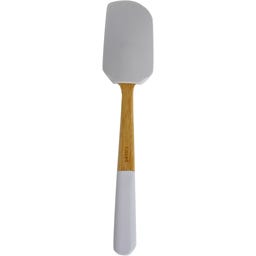 Pebbly Dough Spatula Bamboo/Silicone 25 cm - Light Grey