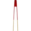 Pebbly Toast tong - Brick Red