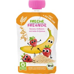 Quetschie Banane, Erdbeere mit Hafer & Quinoa - 100 g
