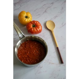Pebbly Cooking Spoon S 22.5 cm - Brick Red