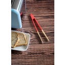 Pebbly Toast tong - Brick Red