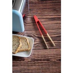 Pebbly Toast tong - Brick Red