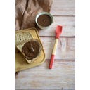 Pebbly Silicone Spoon Spatula Mini 21 cm - Brick Red