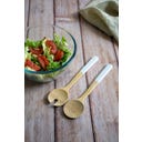 Pebbly Salad Servers 27 cm - Light Grey
