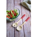 Pebbly Salad Servers 27 cm - Brick Red