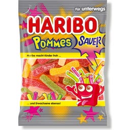 Haribo Gomas Frizzi em Forma de Batata Frita - 100 g