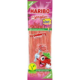 Haribo Spaghetti Sauer Erdbeere Vegan - 200 g