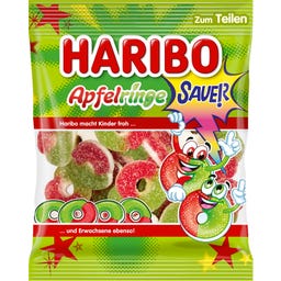 Haribo Apfelringe Sauer - 175 g