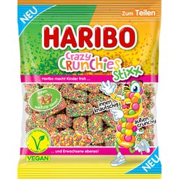 Haribo Crazy Crunchies Stixx - 160 g