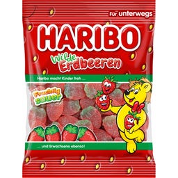 Haribo Wilde Erdbeeren Sauer - 100 g