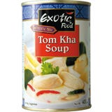 Exotic Food Tom Kha Suppe servierfertig