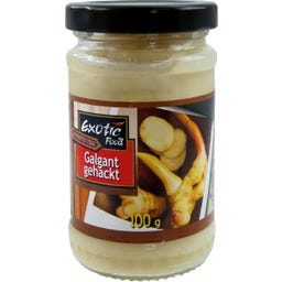 Exotic Food Galgant, gehackt in Sojabohnenöl - 100 g