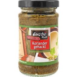 Exotic Food Koriander, gehackt in Sojabohnenöl - 100 g