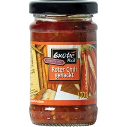 Cirio Rote Chili, gehackt, in Sojabohnenöl - 100 g