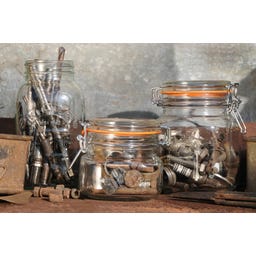 Kilner Frasco para Conservas com Base Quadrada - 1 l