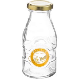Kilner Szklana butelka na mleko z zakrętką - 189 ml
