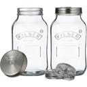 Kilner Kit de Fermentação - 2 frascos de 1 L