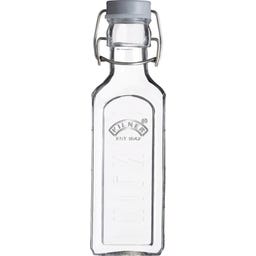 Kwadratowa butelka do wekowania z zamknięciem pałąkowym - 300 ml