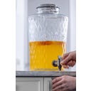 Szklany dyspenser do napojów z kranikiem, 8 l