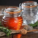 Kilner Słoik na miód z łyżką do miodu, 400 ml