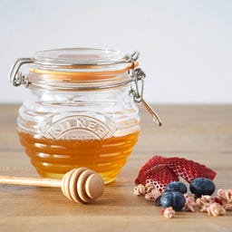 Kilner Słoik na miód z łyżką do miodu, 400 ml