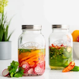 Kilner Kit de Fermentação - 2 frascos de 1 L