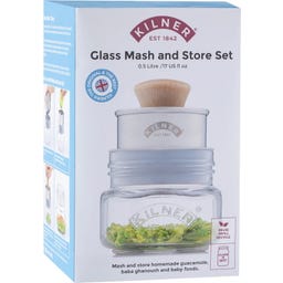 Kilner Zestaw do guacamole ze słoikiem, 0,5 l