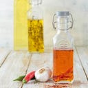 Kwadratowa butelka do wekowania z zamknięciem pałąkowym