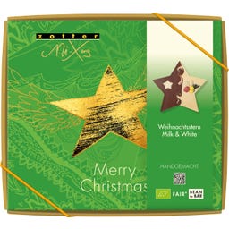 Zotter Schokoladen Bio MiXing Weihnachtsstern Milk & White - 100 g