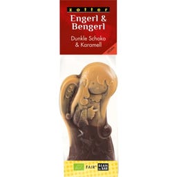 Bio Engerl & Bengerl Hohlfiguren Dunkle Schoko & Karamell - 80 g