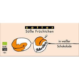Organic Sweet Fruitsies -  Apricots in White Chocolate - 80 g