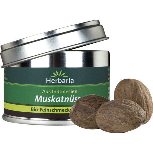 Herbaria Organic Whole Nutmeg - 3 Pieces