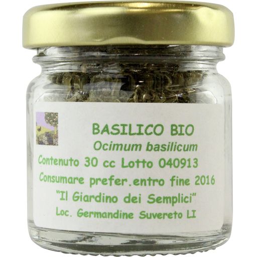 Il Giardino dei Semplici Organiczna bazylia w słoiczku