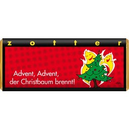 Zotter Schokoladen Bio, Adwent, Adwent, choinka się świeci - 70 g