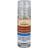 Mini Molinillo Mezcla de Hierbas Aromáticas Bio y Sal "Mediterránea"