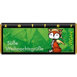 Zotter Schokoladen Biologisch Süße Weihnachtsgrüße - 70 g