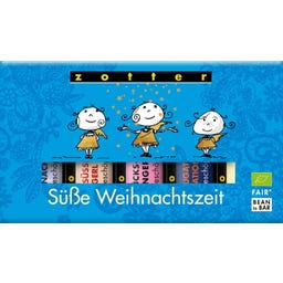 Zotter Schokoladen Bio Schoko-Minis Süße Weihnachtszeit - 100 g