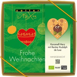 Organic MiXing - Deluxe Caramel Heart with Rudolph - 100 g