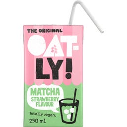 OATLY Oat Drink: Matcha Strawberry - 250 ml