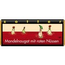 Zotter Schokoladen Bio Mandelnougat mit roten Nüssen - 70 g