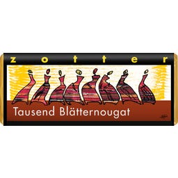 Zotter Schokoladen Bio Tausend Blätternougat - 70 g